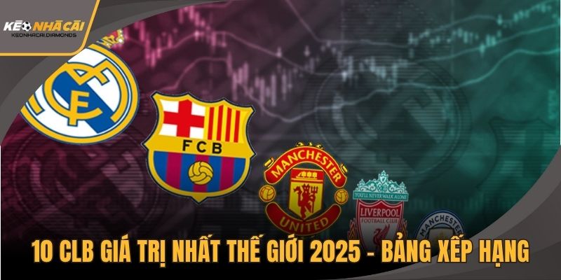 10 CLB giá trị nhất