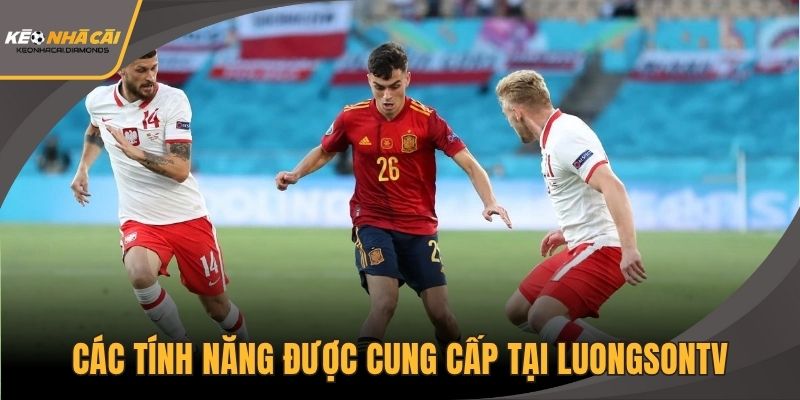 Các tính năng được cung cấp tại Luongsontv