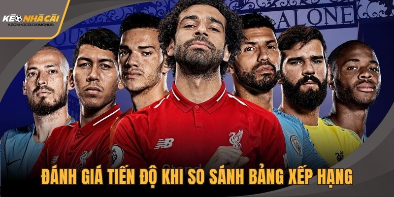 Đánh giá tiến độ khi so sánh bảng xếp hạng